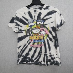 Mens Black White Graphic T Shirt Size M Short Sleeve Round Neck Daily Casual